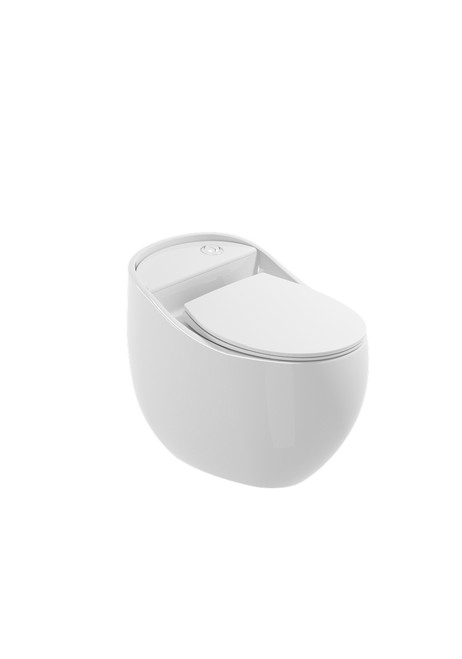 BELLA SERIES ROUNDED TOILET WITH ONE FLUSH -- 2088