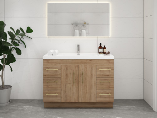 ELSA 48"  FREESTANDING VANITY WITH REINFORCED ACRYLIC SINK