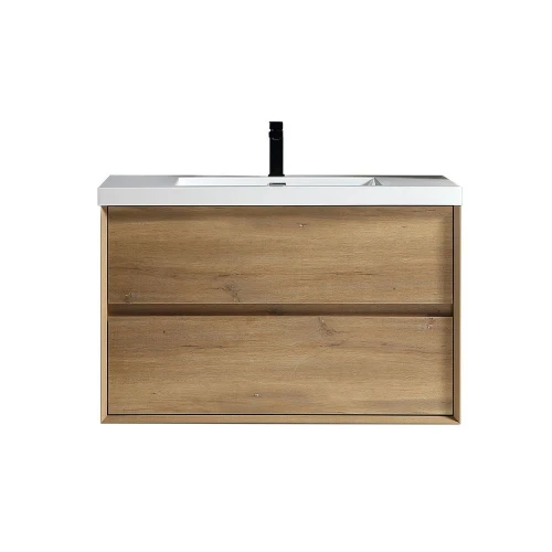 SLIM 36" Wall Mounted Modern Bathroom Vanity