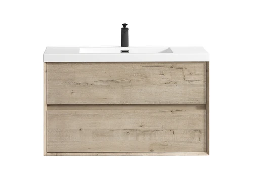 SLIM 42" Wall Mounted Modern Bathroom Vanity