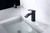 MODERN CURVE SINGLE HOLE FAUCET IN MATTE BLACK\MP002H