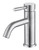 MODERN SINGLE HOLE FAUCET IN BRUSH NICKEL\MP004L