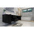 MOENO 60" SINGLE SINK BLACK WALL MOUNTED MODERN BATHROOM VANITY WITH REEINFORCED ACRYLIC SINK