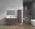 SLIM 48" REDOAK WALL MOUNTED VANITY WITH REINFORCED ACRYLIC SINK