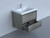 Molly 36" Seasalt Grey White Wall Mounted Modern Vanity