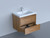 Molly 36" Honey  Maple Wall Mounted Modern Vanity