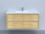 Molly 48" Single Sink Golden Oak Wall Mounted Modern Vanity