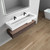 BTO17 60" Wall Mounted Modern Bathroom Vanity - Double Sink