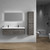 BTO18 60" Wall Mounted Modern Bathroom Vanity--Double Sink