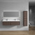 BTO18 72" Wall Mounted Modern Bathroom Vanity--Double Sink