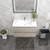 BTO 36" WALL MOUNTED BATH VANITY WITH REINFORCED ACRYLIC SINK
