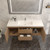 BTO 60'' SINGLE SINK WALL MOUNTED BATH VANITY WITH REINFORCED ACRYLIC SINK