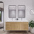 ELSA 60"  WALL MOUNTED VANITY WITH DOUBLE REINFORCED ACRYLIC SINK