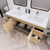 ELSA 60"  WALL MOUNTED VANITY WITH DOUBLE REINFORCED ACRYLIC SINK