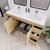 ELSA 60"  FREE STANDING VANITY WITH DOUBLE REINFORCED ACRYLIC SINK