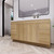 ELSA 60"  FREE STANDING VANITY WITH WITH LEFT SINGLE SINK