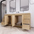 ELSA 72"  FREESTANDING VANITY WITH REINFORCED ACRYLIC SINK