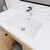 ELSA 84"  FREESTANDING VANITY WITH REINFORCED ACRYLIC SINK