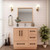 Victoria 36" Solid Wood Freestanding Bathroom Vanity Right Side Drawers with Reinforced Acrylic Sink