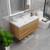 Louis 42" Floating Bathroom Vanity with Reinforced Acrylic Sink