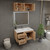 Victoria 36" Solid Wood Floating Bathroom Vanity with Reinforced Acrylic Sink, Left Side Drawers