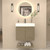 Stella 24" Fluted Floating Bathroom Vanity with Reinforced Acrylic Sink
