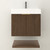Stella 24" Fluted Floating Bathroom Vanity with Reinforced Acrylic Sink