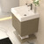 Stella 24" Fluted Floating Bathroom Vanity with Reinforced Acrylic Sink