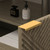 Stella 24" Fluted Floating Bathroom Vanity with Reinforced Acrylic Sink