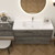 SLIM 126" Floating Vanity & Makeup Table Set (48+30+48)