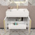 Milana 30" Floating Bathroom Vanity with Reinforced Acrylic Sink in Gloss White