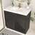 MT 36" Fluted Freestanding Bathroom Vanity with Reinforced Acrylic Sink