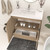 MT 36" Fluted Freestanding Bathroom Vanity with Reinforced Acrylic Sink