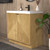 MT 36" Fluted Freestanding Bathroom Vanity with Reinforced Acrylic Sink