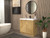 MT 36" Fluted Freestanding Bathroom Vanity with Reinforced Acrylic Sink