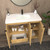 MF 42" Fluted Freestanding Bathroom Vanity with Reinforced Acrylic Sink (Left Side Doors)