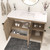 MT 48" Fluted Freestanding Bathroom Vanity with Reinforced Acrylic Sink
