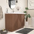 MT 48" Fluted Freestanding Bathroom Vanity with Reinforced Acrylic Sink