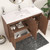 MT 48" Fluted Freestanding Bathroom Vanity with Reinforced Acrylic Sink
