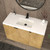 MT 48" Fluted Freestanding Bathroom Vanity with Reinforced Acrylic Sink