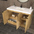 MT 48" Fluted Freestanding Bathroom Vanity with Reinforced Acrylic Sink