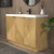 MT 48" Fluted Freestanding Bathroom Vanity with Reinforced Acrylic Sink
