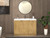 MT 48" Fluted Freestanding Bathroom Vanity with Reinforced Acrylic Sink