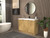 MT 48" Fluted Freestanding Bathroom Vanity with Reinforced Acrylic Sink
