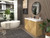 MT 48" Fluted Freestanding Bathroom Vanity with Reinforced Acrylic Sink