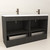 MT 60" Fluted Freestanding Bathroom Vanity with Reinforced Acrylic DOUBLE Sink