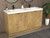 MT 60" Fluted Freestanding Bathroom Vanity with Reinforced Acrylic DOUBLE Sink