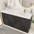 MT 60" Fluted Freestanding Bathroom Vanity with Reinforced Acrylic Reinforced Right Sink