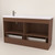 MT 60" Fluted Freestanding Bathroom Vanity with Reinforced Acrylic Reinforced Right Sink