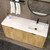 MT 60" Fluted Freestanding Bathroom Vanity with Reinforced Acrylic Reinforced Right Sink